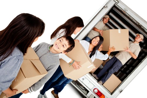 Commercial man and van moving service in London