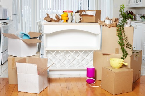Man van assisting with home move in London