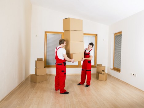 Professional removalists assisting with a move
