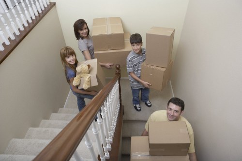 Secure transportation of office equipment by professionals
